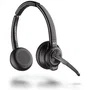 Poly Savi 8220 Auriculares Inalámbricos con ANC y Bluetooth-RJ, Negro